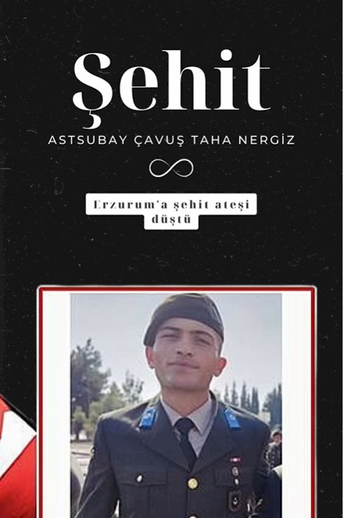 Erzurum’a şehit ateşi düştü